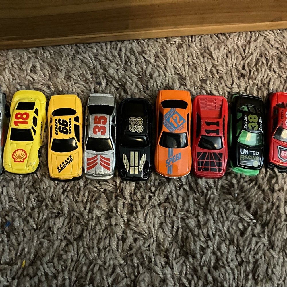 Assorted Die-Cast Toy Cars Set